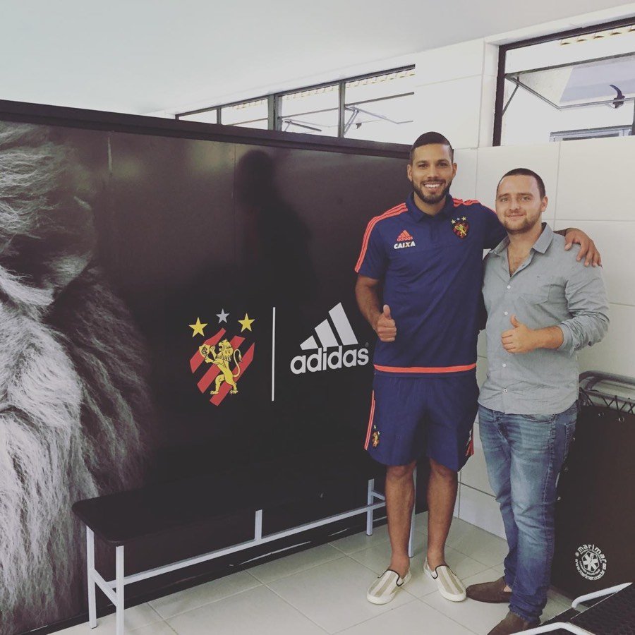 En las instalaciones del Sport Recife, Brasil